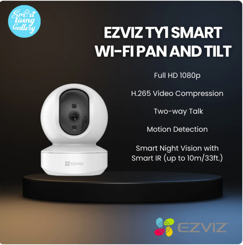 EZVIZ TY1 Smart Wi-Fi Pan and Tilt
